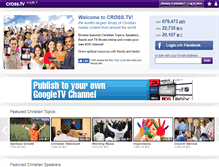 Tablet Screenshot of cn.cross.tv