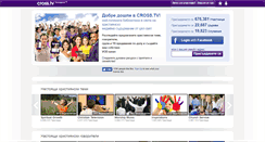 Desktop Screenshot of bg.cross.tv