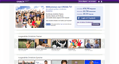 Desktop Screenshot of de.cross.tv
