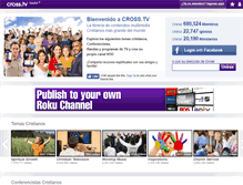 Tablet Screenshot of es.cross.tv